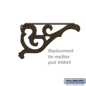 SALSBURY INDUSTRIES 4847BRZ Replacement Arm Kit, 3.5 x 0.375 x 14 Inch Size, Bronze | CE7ELJ
