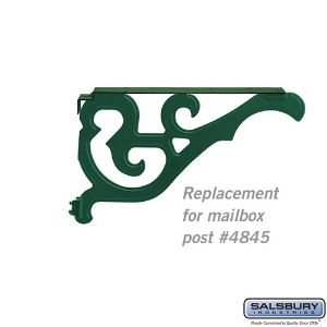 SALSBURY INDUSTRIES 4847GRN Replacement Arm Kit, 3.5 x 0.375 x 14 Inch Size, Green | CE7ELK