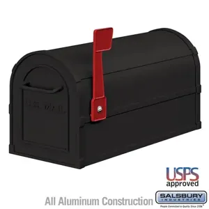 SALSBURY INDUSTRIES 4850 Heavy Duty Rural Mailbox, 7.5 x 9.5 x 20.5 Inch Size | CE7HEM