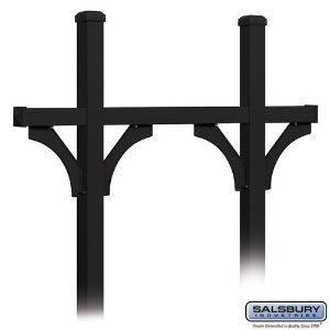 SALSBURY INDUSTRIES 4875 Deluxe Mailbox Post, 76 x 81 x 4 Inch Size, In Ground Mounted | CE7GXR