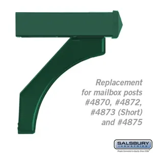 SALSBURY INDUSTRIES 4877GRN Replacement Arm Kit, 14.125 x 6.5 x 4 Inch Size, Green | CE7ELU