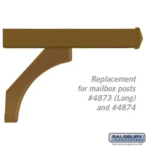 SALSBURY INDUSTRIES 4878BRS Replacement Arm Kit, 23.125 x 6.5 x 4 Inch Size, Brass | CE7EMT