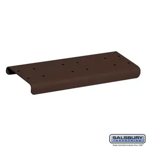 SALSBURY INDUSTRIES 4882BRZ Spreader, 19 x 1 x 7.25 Inch Size, Bronze | CE7JNX