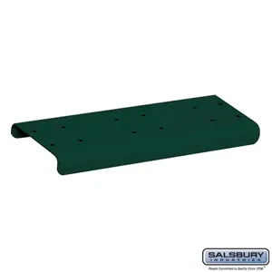 SALSBURY INDUSTRIES 4882GRN Spreader, 19 x 1 x 7.25 Inch Size, Green | CE7JNY