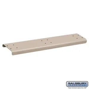 SALSBURY INDUSTRIES 4883BGE Spreader, 34 x 1 x 7.25 Inch Size, Beige | CE7JPL