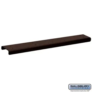 SALSBURY INDUSTRIES 4884BRZ Spreader, 50 x 1 x 7.25 Inch Size, Bronze | CE7JPV