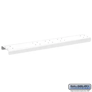 SALSBURY INDUSTRIES 4884WHT Spreader, 50 x 1 x 7.25 Inch Size, White | CE7JPX