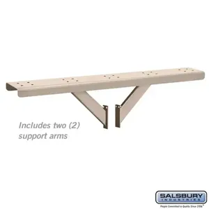 SALSBURY INDUSTRIES 4885BGE Spreader, 55 x 1 x 7.25 Inch Size, Beige | CE7JQK