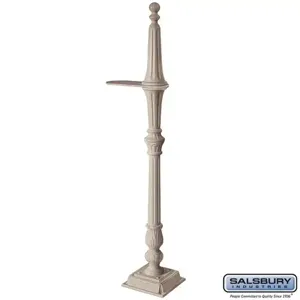 SALSBURY INDUSTRIES 4891 Classic Mailbox Post, 13.5 x 58 x 3.5 Inch Size, 1 Sided | CE7ERZ