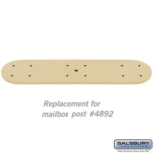 SALSBURY INDUSTRIES 4898BGE Replacement Arm Kit, 16.5 x 0.375 x 6 Inch Size, Beige | CE7EKM