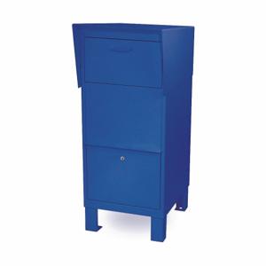 SALSBURY INDUSTRIES 4975BLU Courier Box Blue | AD3ERD 3YNX6