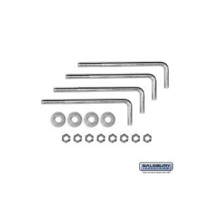 SALSBURY INDUSTRIES 4994 Mounting Kit, 0.5 x 2 x 8 Inch Size | CE7END