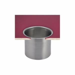 SAN JAMAR L360C Trash Chute, In-Counter, 6.6 Inch Dia, Ss | CT9WQX 191T76