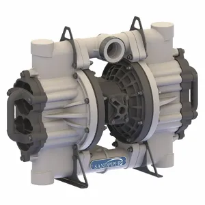 SANDPIPER HD20F1PJSPNS000. Double Diaphragm Pump, Air, Polypropylene, Bolt, 2 Inch Fluid Connection Size, Npt, Epdm | CT9TDQ 56MA11