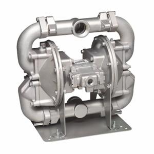 SANDPIPER HDF2,DV6S. Double Diaphragm Pump, Air, 316 Stainless Steel, Bolt, 2 Inch Fluid Connection Size, Npt | CT9TCK 6WY79