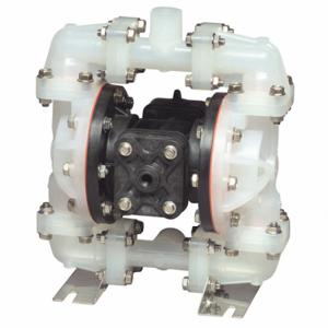 SANDPIPER S07B1P2PPNS000. Double Diaphragm Pump, Air, Polypropylene, Bolt, 3/4 Inch Fluid Connection Size, Npt, Ptfe | CT9TDU 12W418