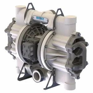 SANDPIPER SPB20FPPV0SS000NR1 Air Operated Double Diaphragm Pump, Air, Polypropylene, Bolt, 2 Inch Fluid Connection Size | CT9TBN 804HK9