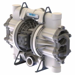 SANDPIPER SPB20FPPV0SS000NR1 Air Operated Double Diaphragm Pump, Air, Polypropylene, Bolt, 2 Inch Fluid Connection Size | CT9TBN 804HK9