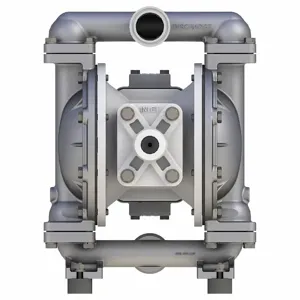 SANDPIPER T1FB1SASWTS600. Air Operated Double Diaphragm Pump, Air, 316 Stainless Steel, Bolt, Tri-Clamp, Ptfe | CT9TBD 804HH5