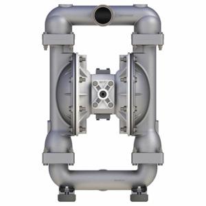 SANDPIPER T20B1SDSWTS600. Air Operated Double Diaphragm Pump, Air, 316 Stainless Steel, Bolt, Tri-Clamp, Santoprene | CT9TBG 804HH8