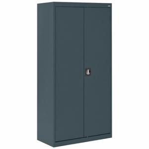 SANDUSKY LEE EACR362472-02 Storage Cabinet, 36 Inch x 24 Inch x 72 Inch, 4 Shelves, Recessed Pull Handle & Keyed, Adj | CT9THC 8VKN7
