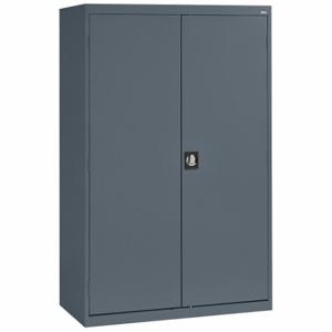 SANDUSKY LEE EACR462472-02 Storage Cabinet, 46 Inch x 24 Inch x 72 Inch, 4 Shelves, Recessed Pull Handle & Keyed, Adj | CT9TGZ 8NCM6