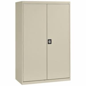 SANDUSKY LEE EACR462472-07 Storage Cabinet, 46 Inch x 24 Inch x 72 Inch, 4 Shelves, Recessed Pull Handle & Keyed, Adj | CT9TGY 8CY78