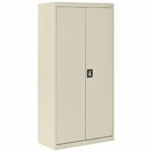 SANDUSKY LEE EACR362472-07 Storage Cabinet, 36 Inch x 24 Inch x 72 Inch, 4 Shelves, Recessed Pull Handle & Keyed, Adj | CT9TGP 8CY74