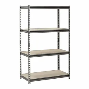 SANDUSKY LEE UR361860PB4P-SV Z-Beam Boltless Steel Shelving With Particleboard Shelves, 36 x 18 x 60 Inch Size | CM7ZNZ