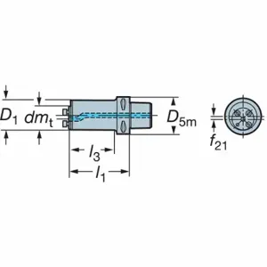 SANDVIK COROMANT C6-570-2C 50 124-40R Adapter, Adapter | CT9THE 5KLD8