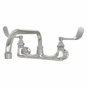 SANI-LAV 205.5 Low Arc Service Sink Faucet, Sani-Lav, Chrome Finish, 0.5 gpm Flow Rate | CT9VUH 468C63