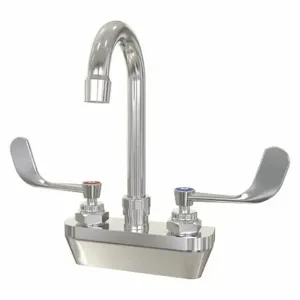 SANI-LAV 27.5 Gooseneck Service Sink Faucet, Chrome Finish, 0.5 GPM Flow Rate | CT9VUF 468C68