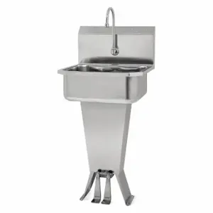 SANI-LAV 501L-0.5 Hand Sink, 0.5 GPM Flow Rate, 41 1/2 Inch Overall Height | CT9VUK 48TF42