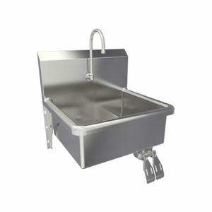 SANI-LAV 504-0.5 Hand Sink, 0.5 GPM Flow Rate, Deck, 20 Inch x 17 Inch Bowl Size | CT9VWH 52CG88