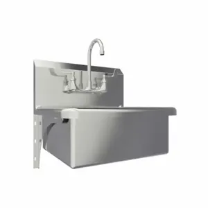 SANI-LAV 504F Hand Sink, 2 GPM Flow Rate, Deck, 20 Inch x 17 Inch Bowl Size, 9 Inch Bowl Depth | CT9VVZ 48PY23