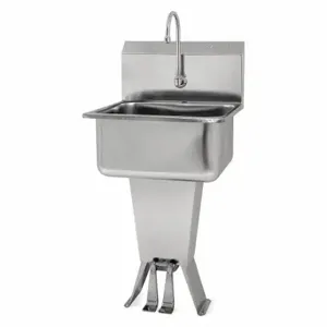 SANI-LAV 521L-0.5 Hand Free Sink, 0.5 GPM Flow Rate, 41 1/2 Inch Overall Height | CT9VYU 48TG10