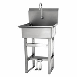 SANI-LAV 524-0.5 Hand Sink, 0.5 GPM Flow Rate, 46 1/2 Inch Overall Height | CT9VUX 52CG93