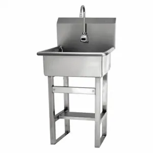 SANI-LAV 524B-0.5 Hand Sink, 0.5 GPM Flow Rate, 46 1/2 Inch Overall Height | CT9VUV 52CG96