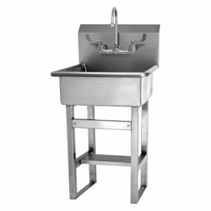 SANI-LAV 524F Hand Sink, 2 GPM Flow Rate, 46 1/2 Inch Overall Height | CT9VWN 48PY30
