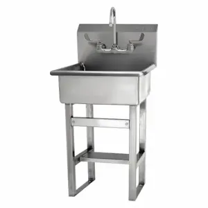 SANI-LAV 524F Hand Sink, 2 GPM Flow Rate, 46 1/2 Inch Overall Height | CT9VWN 48PY30