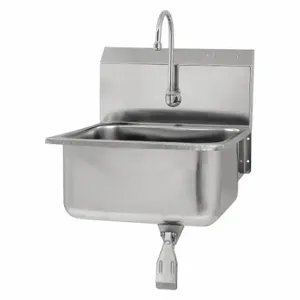 SANI-LAV 5251-0.5 Hands-Free Wall Mounted Sink, 0.5 GPM Flow Rate, Splash | CT9WCE 48TG12