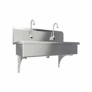 SANI-LAV 54WBL-0.5 Wash Station, Sani-Lav, 0.5 gpm Flow Rate, Splash, 37 Inch x 16 1/2 Inch Bowl Size | CT9WEM 48TH02