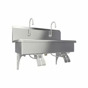 SANI-LAV 54WSL-0.5 Wash Station, Sani-Lav, 0.5 gpm Flow Rate, Splash, 37 Inch x 16 1/2 Inch Bowl Size | CT9WEP 48TH04