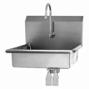 SANI-LAV 5A4 Hand Sink, 2 GPM Flow Rate, Splash, 19 Inch x 15 1/2 Inch Bowl Size | CT9VWE 468C85