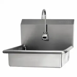 SANI-LAV 5A4B-0.5 Hand Sink, 0.5 GPM Flow Rate, Deck, 22 Inch x 12 1/2 Inch Bowl Size | CT9VWJ 52CH05