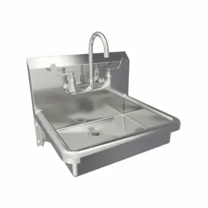 SANI-LAV 5A4F Hand Sink, 2 GPM Flow Rate, Deck, 19 Inch x 15 1/2 Inch Bowl Size | CT9VWK 48PY42