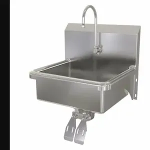 SANI-LAV 705.5 Hand Sink, 0.5 GPM Flow Rate, Splash, 17 Inch x 14 Inch Bowl Size | CT9VVN 468C15