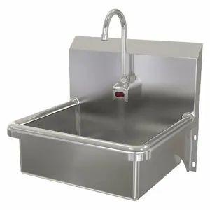 SANI-LAV 705A Hands-Free Wall Mounted Sink, 2 GPM Flow Rate, Splash | CT9WDD 468C18