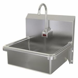 SANI-LAV 705B.5 Hands-Free Wall Mounted Sink, 0.5 GPM Flow Rate, Splash | CT9WCN 468C21