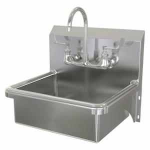 SANI-LAV 705F.5 Hand Sink, 0.5 GPM Flow Rate, Splash, 17 Inch x 14 Inch Bowl Size | CT9VVR 468C17